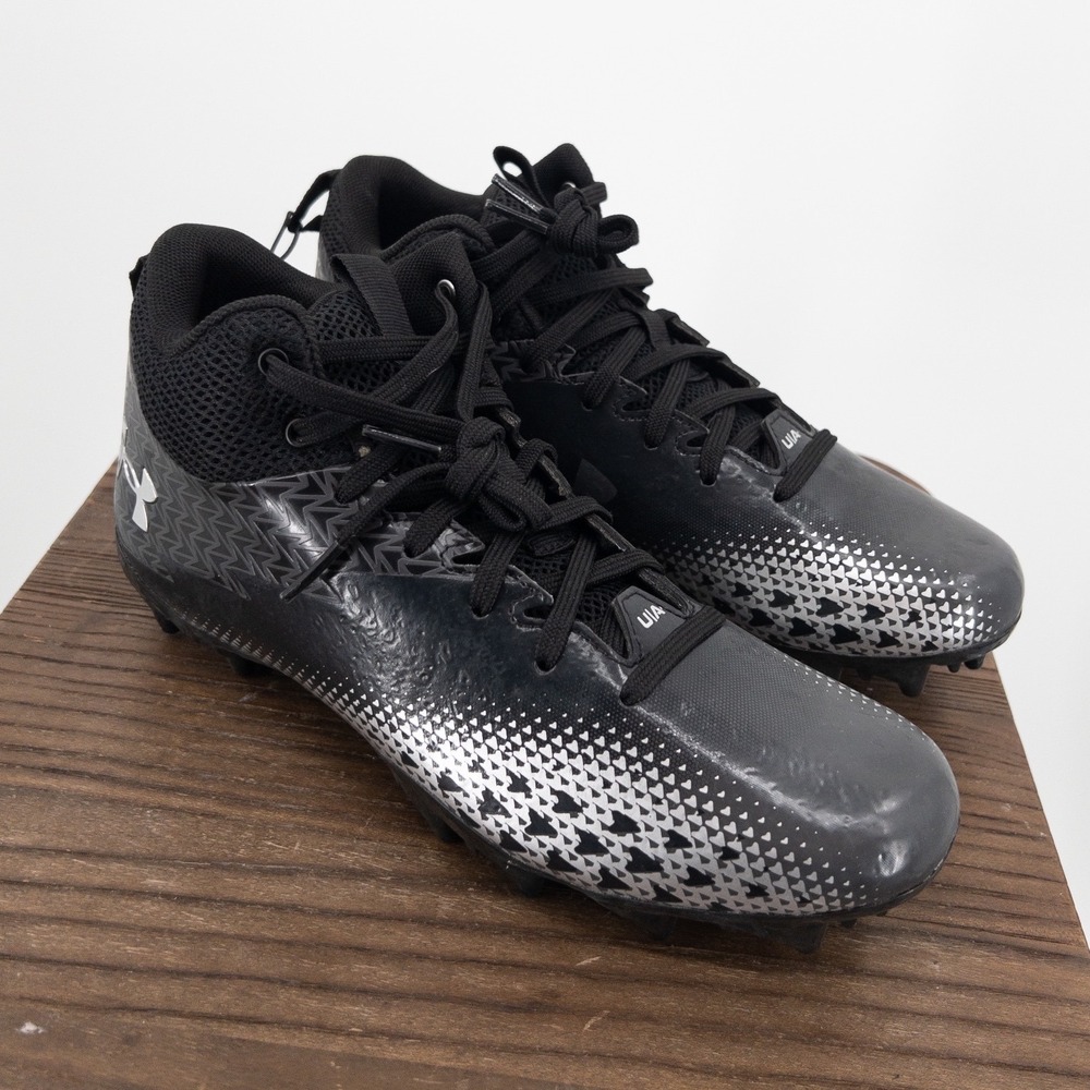 Under Armour Spotlight Franchise RM 2.0 Football Cleats Black Big Boy 6 NWOT